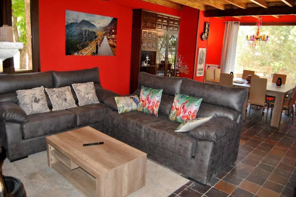 Casa Rural Mansion Adela Con Piscina Y Jacuzzi Collado Mediano Luaran gambar